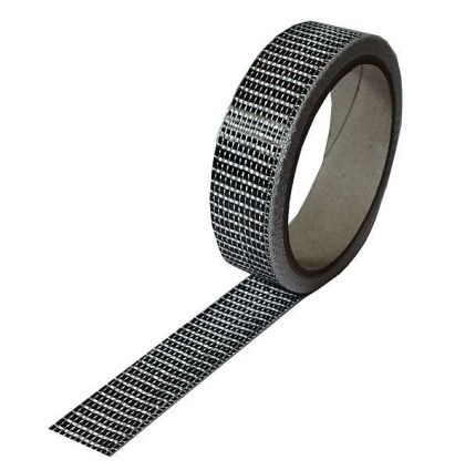 Carbon fibre tape 125 g/m² (unidirectional) 25 mm/1m