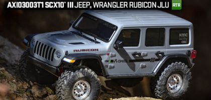 RC car Axial SCX10 III Jeep Wrangler JL 1/10 4WD Scale Rock Crawler Kit