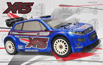 RC car Xr5 Competition with engine and tuning pipe