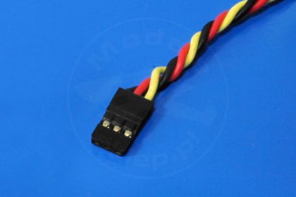 Cable with servo plug, twisted (JR) 30см.
