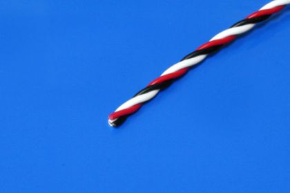 Three-wire servo cable 3 x 0,20 mm / 1 m twisted (FUTABA)