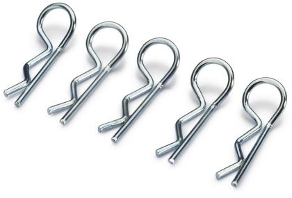 Body Clips medium/silver (10)