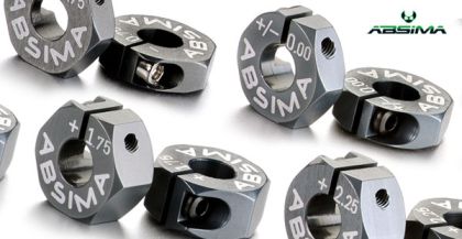 12mm aluminum 7075 T6 wheel hubs +2.00 mm