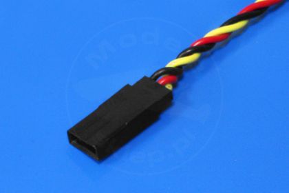 Cable with servo socket, twisted (JR)