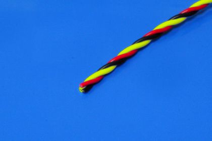 Three-wire servo cable 3 x 0,20 mm / 1 m twisted (HITEC)