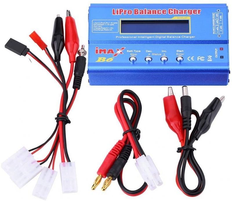 RC Charger, 3Types 80W 16S Digital Balance Charger Discharger Power