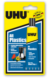 UHU/37595 - UHU GLUE ALL PLASTICS, 30G/33 ml.