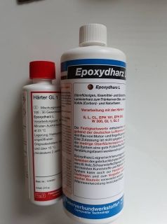 Epoxy Resin L + Hardener GL 1 (30 min) kit/ 930 g