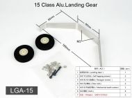 LGA15 - 15 Class Alu.Landing Gear Pack