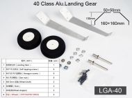 40 Class Alu. Landing Gear Pack