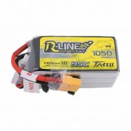 Tattu R-Line 1050mAh 95C 6S1P Lipo Battery Pack With XT60 Plug