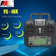 FlySky FS-i6X 2.4GHz 10CH AFHDS 2A RC Telemetry Mode 2 + Receiver FS-iA10B