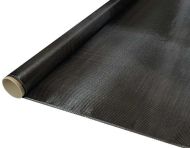 Carbon fabric 160 g/m² (plain weave) 100 cm, roll/ 1 m