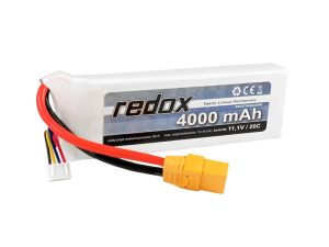 Redox 4000 mAh 11,1V 20C XT90 - LiPo pack