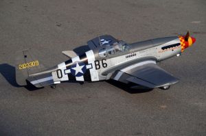 Aircraft P-51B (Berlin Express) 46 size EP-GP ARF