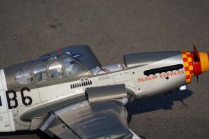 Aircraft P-51B (Berlin Express) 46 size EP-GP ARF