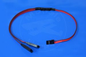 Y - cable extension 90 cm (JR) - 0,13mm2 26AWG - flat - MSP