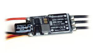 Спиидконтролер  ULTRA CONTROL 20A 2-4S BL HELI S SBEC BEC-Stecker