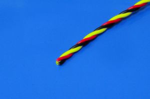 Three-wire servo cable 3 x 0,20 mm / 1 m twisted (HITEC)