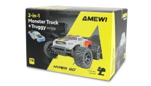 Hyper Go MTX18 2-в-1 Монстър трак/Тръги 1:18 RTR