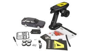 Audi quattro 1980 Onroad/Drift с жироскоп 4WD 1/28 RTR Графитно сиво