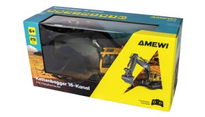 Excavator with Metal Bucket 16-Channel 1/18 RTR